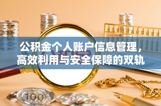 港闸公积金个人账户信息管理，高效利用与安全保障的双轨并行